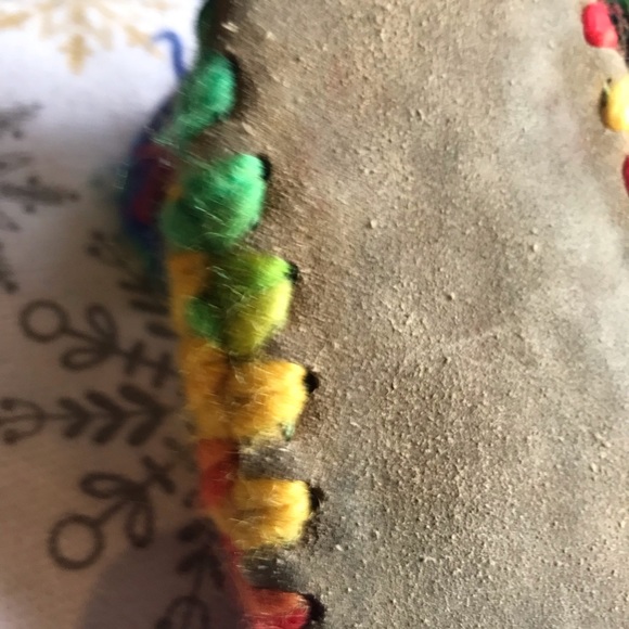 Padaig knitted wool rainbow made in Canada 🇨🇦 slippers! - Picture 6 of 6